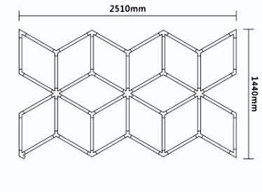 HEX LED MAS-008A (Color)